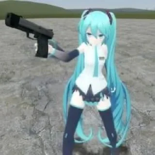 🔫 emoji Hatsune Miku - Jiik Telegram sticker 24 of 30