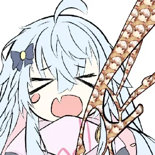 🐼 emoji かぐらなな大爆発 Telegram sticker 20 of 27