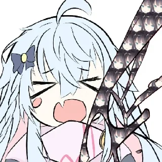 🐱 emoji かぐらなな大爆発 Telegram sticker 17 of 27