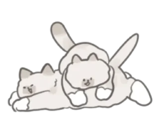 🐈 emoji ،، 🏩 ➭ @dinoesie ♡̸₊˚ ִֶָ Telegram sticker 14 of 40