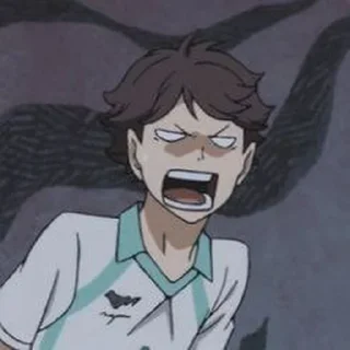 🧵 emoji @STIKERANIMEX ➖ OIKAWA Telegram sticker 10 of 30