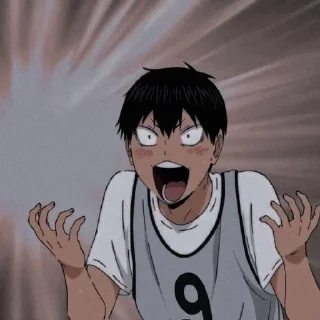 🏐 emoji kageyama @bagistikerni Telegram sticker 16 of 20