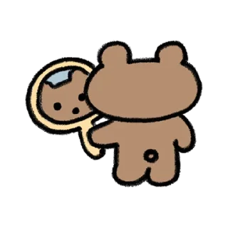 💬 emoji 멍! 두부, 곰! 호두 By @KakaoEmoticon Telegram sticker 4 of 32