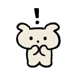 💬 emoji 멍! 두부, 곰! 호두 By @KakaoEmoticon Telegram sticker 16 of 32