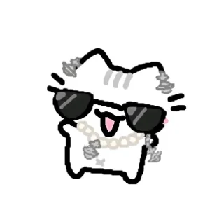 😎 emoji Nerd Cat Telegram sticker 12 of 120