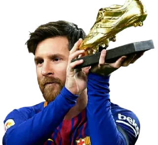 🏆 emoji Lionel Messi @Stickersey Telegram sticker 20 of 45