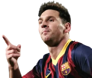 👈 emoji Lionel Messi @Stickersey Telegram sticker 24 of 45