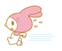 🏃 emoji My Melody Telegram sticker 16 of 32