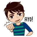 👊 emoji About Allen @tikelku Telegram sticker 13 of 40