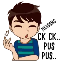 Sticker from About Allen @tikelku