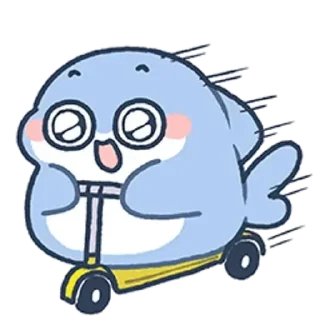 🛵 emoji sharky @stickieri Telegram sticker 22 of 24