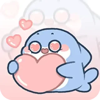 ❤ emoji sharky @stickieri Telegram sticker 15 of 24