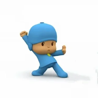 Sticker from sticker pocoyo buatan asaa