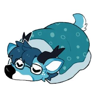😴 emoji ミンテイー鹿 Telegram sticker 8 of 16