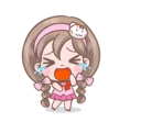 😢 emoji Laura Telegram sticker 10 of 40