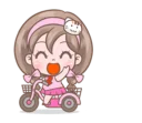 🚲 emoji Laura Telegram sticker 6 of 40