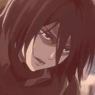 💗 emoji Mikasa ackerman @TikelAnimeXixixi Telegram sticker 15 of 35