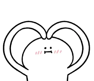 ⚪️ emoji love blob | @phstickerpackganern Telegram sticker 5 of 85
