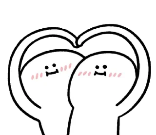 ⚪️ emoji love blob | @phstickerpackganern Telegram sticker 6 of 85