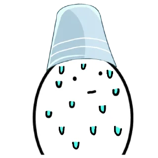 😅 emoji Thingyan Egg Telegram sticker 15 of 39