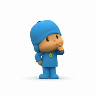 Sticker from Pocoyo 𔘓 @lilbebekuromi