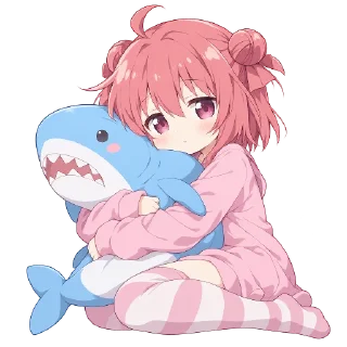 🦈 emoji 赤座あかり Telegram sticker 20 of 53