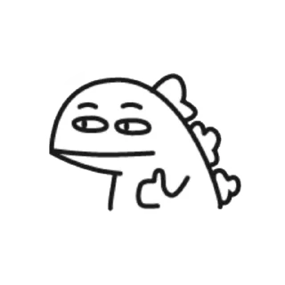 🦖 emoji Shake Dinosaur HD Telegram sticker 9 of 17