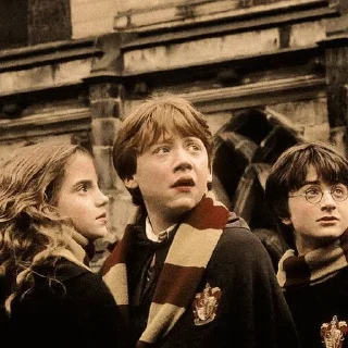 Sticker from Golden Trio @POTTERHOUSE