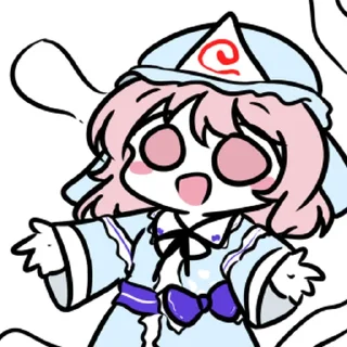 🤗 emoji 可爱东方一 @zhaxia_cn Telegram sticker 7 of 63