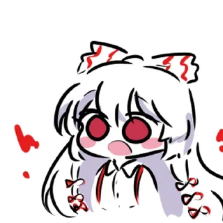 😱 emoji 可爱东方一 @zhaxia_cn Telegram sticker 14 of 63