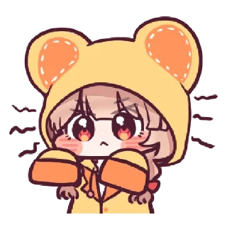 🤨 emoji @Tikelin Chu Chu Ratty Telegram sticker 11 of 24