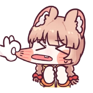 🤏 emoji @Tikelin Chu Chu Ratty Telegram sticker 23 of 24