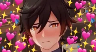🥺 emoji Genshin memes @pxyzaa Telegram sticker 14 of 120
