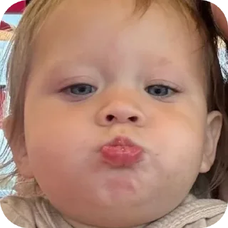 Sticker from baby