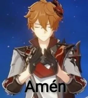😇 emoji Genshin meme Telegram sticker 6 of 45