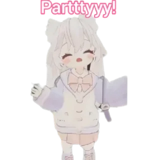 🥳 emoji Cute lolis❤️ Telegram sticker 5 of 43