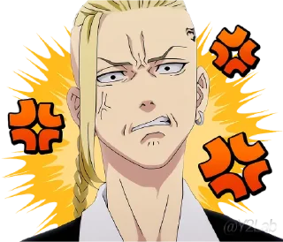 💢 emoji 東京卍リベンジャーズ • @Y2Lab Telegram sticker 12 of 40