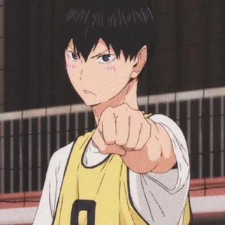 🤜 emoji Kageyama Telegram sticker 11 of 12