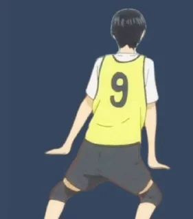 😍 emoji Kageyama Telegram sticker 2 of 12