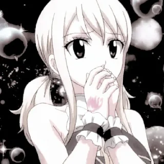 🗝 emoji Lucy Heartfilia Telegram sticker 11 of 64