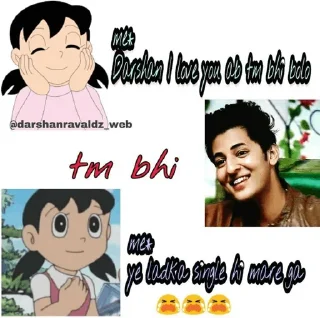 ❤️ emoji Darshan raval @Pahadi_lover Telegram sticker 18 of 43