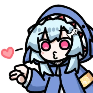 👩 emoji 摸鱼娘 @zhaxia_cn Telegram sticker 7 of 16