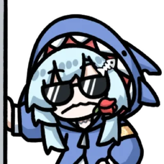 👊 emoji 摸鱼娘 @zhaxia_cn Telegram sticker 14 of 16