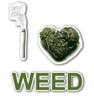 ❤️ emoji 大麻担保交易  @fyezi420 Telegram sticker 8 of 87