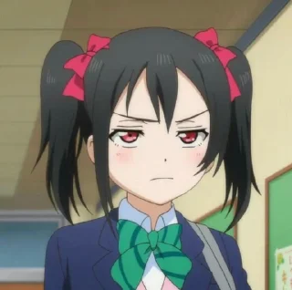 🦩 emoji Nico Yazawa - @TikelAnimeXixixi Telegram sticker 18 of 47
