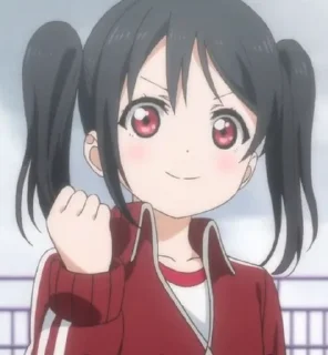 🍒 emoji Nico Yazawa || @StickerAnimePack Telegram sticker 6 of 25