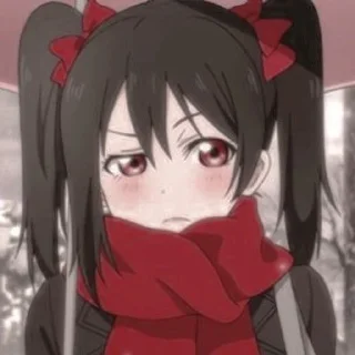 🍒 emoji Nico Yazawa || @StickerAnimePack Telegram sticker 23 of 25