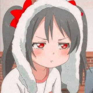 🍒 emoji Nico Yazawa || @StickerAnimePack Telegram sticker 20 of 25