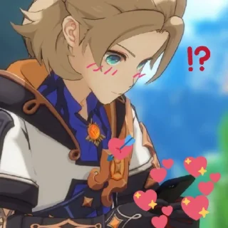 ❤️ emoji Genshin memes Telegram sticker 12 of 100