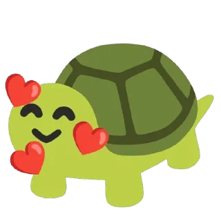 🥰 emoji Turtles @u1f422 Telegram sticker 15 of 120